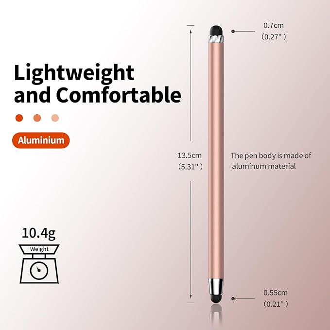 10 PCS Stylus, Stylus Pen for Touchscreen, Stylus 2-in-1 High Sensitivity & - Image 3