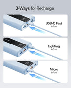 VRURC Power Bank, Small Portable Charger 20000mAh, 22.5W Fast Charging - Image 7