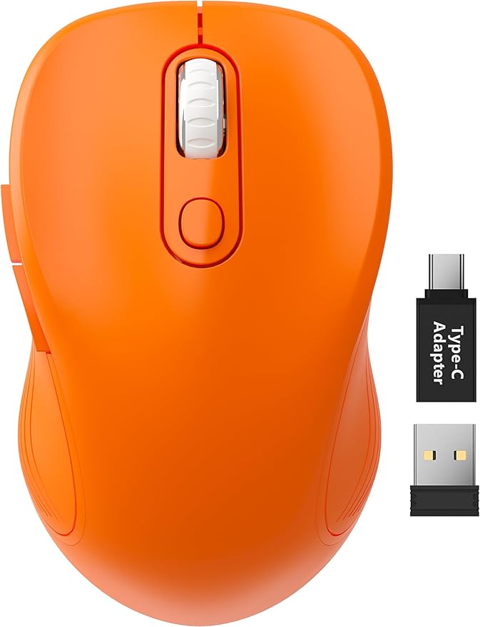 Trueque Wireless Mouse for Laptop, 2.4GHz Ergonomic Computer Mouse by Trueque