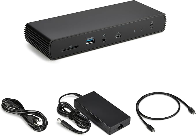 Amazon Basics Thunderbolt4/USB4 Pro Docking Station, 3xUSB A 3.1, Dual Display - Image 6