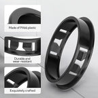 10PCS 2-1/2" Black Cable Snap Bushing Grommet, Snap in Cord Bushing Protect - Image 3