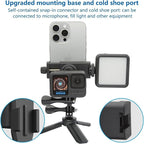 Suptig Phone Holder for Tripod, Action Camera Tripod Mount Adapter Compatible - Image 3