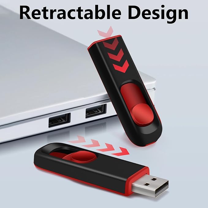 64GB USB Flash Drive 2 Pack 64 GB USB Thumb Drive Memory Stick Jump Drives - Image 4