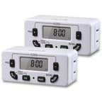 Fosmon 7 Day Digital Timers for Electrical Outlets, Indoor Plug-in Light Timers by Fosmon