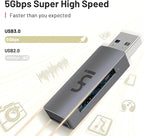 uni SD Card Reader, USB 3.0 SD Card Adapter High-Speed Micro SD Memory Card - Image 2