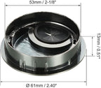uxcell Cable Hole Cover, 2.1Inch/53mm Zinc Alloy Desk Wire Cord Cable Grommets - Image 2