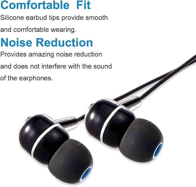 Brandless Earbud Tips Soft Silicone Earbuds Replacement Tips Fit - Image 5
