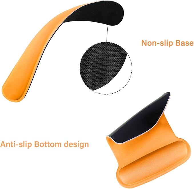 MOSISO Wrist Rest Support for Mouse Pad & Keyboard Set, Ergonomic Mousepad - Image 5