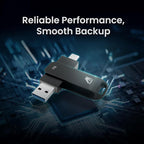 MMOMENT MU P50 1TB External SSD – USB-C & USB-A Portable Solid State Drive - Image 5