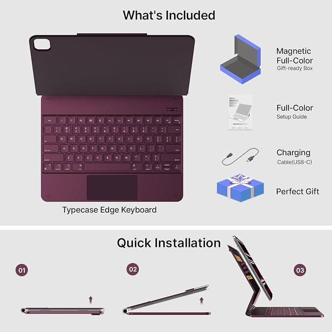 typecase Keyboard Case for iPad Pro 13-inch 2024, Magic Keyboard - Image 8