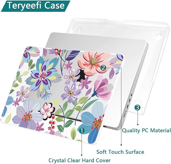 Teryeefi for MacBook Pro 14 inch Case M4 M3 M2 M1 Model A3112 A3185 A3401 A2918 - Image 5