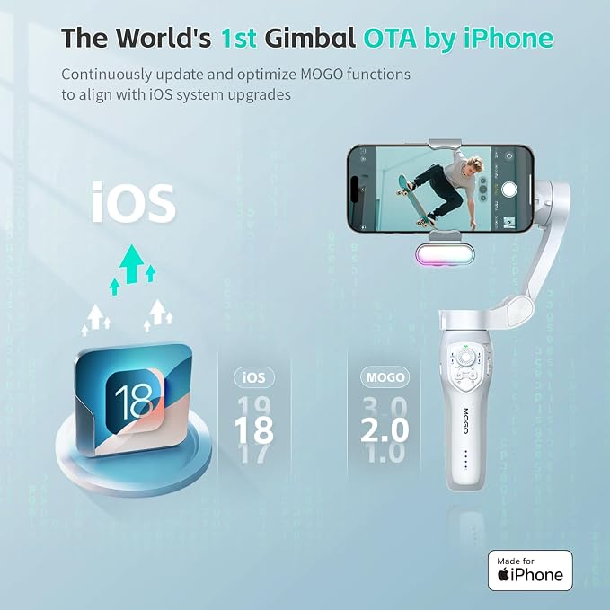 Only for iPhone, MOGO Gimbal Stabilizer - Image 7