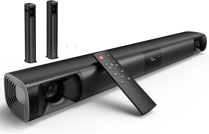 Sound Bar for Smart TV, 80W 2.0 Channel Detachable Soundbar by Unknown