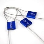 500 pcs Numbered Security Cable Seals Tamper Resistant Shipping Label Steel by Unknown