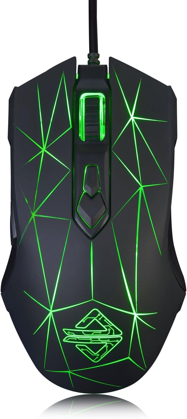 FIRSTBLOOD ONLY GAME. AJ52 Watcher RGB Gaming Mouse, Programmable 7 Buttons by FIRSTBLOODONLYGAME