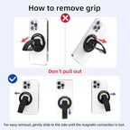 Magnetic-Phone-Grip-Stand, Magnetic Phone Ring Holder Kickstand - Image 5