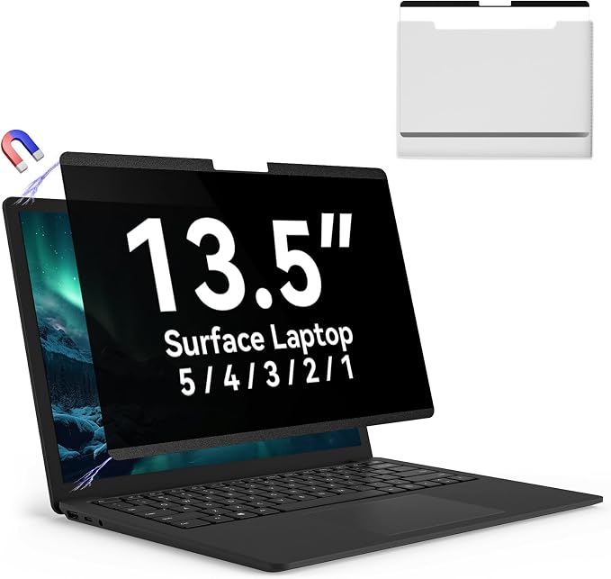 Magnetic 13.5 Inch Surface Laptop Privacy Screen by MaoYeye