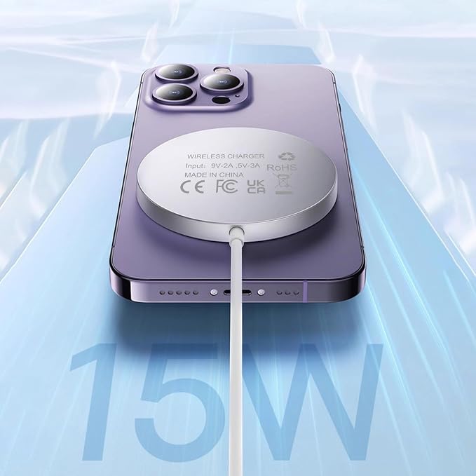Magnetic Wireless Charger for iPhone 16/16 Pro/16 Plus/16 Pro Max, FDGAO 2 in 1 - Image 8