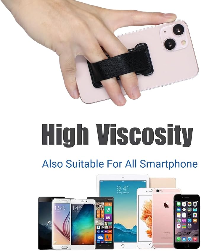 Phone Grip Holder for Hand, Universal Finger Strap Phone Holder, Finger Selfie - Image 5