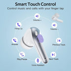 TAGRY Bluetooth Headphones True Wireless Earbuds 60H Playback LED Power Display - Image 4