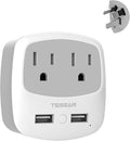 TESSAN New Zealand Australia Plug Adapter, Type I Travel Adaptor by TESSAN