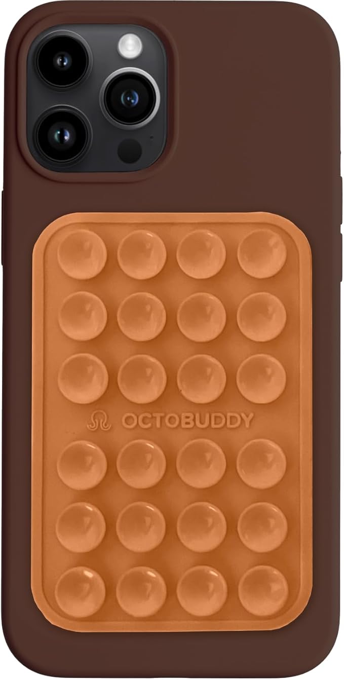 Classic MAX - Silicone Suction Phone Case Adhesive Mount - Hands-Free, Strong by Octobuddy