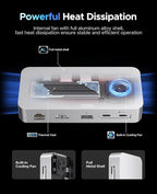 ORICO 512 GB External SSD Docking Station, SSD Expansion + Hub Extension - Image 6