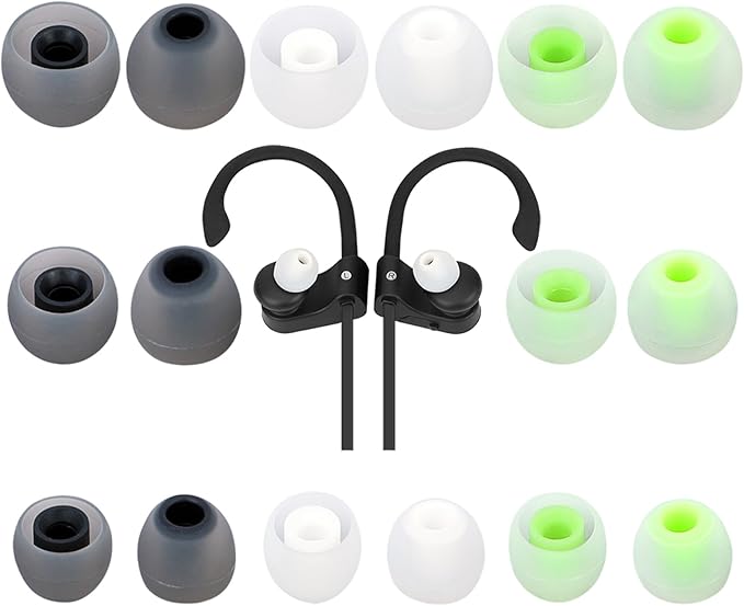Earbud Tips Ear Bud Tips Soft Anti Slip Washable and Reusable Silicone by Unknown