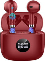 Wireless Earbuds, 40H Playback Mini Case IP7 Waterproof Sports Earphones by Jxrev