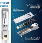 10Pcs 1.25Gbps RJ45 Copper SFP, 10/100/1000Base-T transceiver Module 100m - Image 2