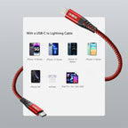ohbox 6FT USB C to Lightning Cable 2Pack iPhone Fast Charger Cable Type C - Image 7