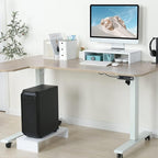 TEAMIX 2 Pack White Monitor Stand Riser - Image 6