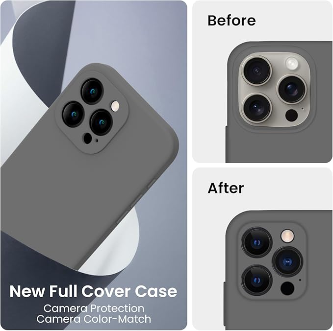 FireNova Designed for iPhone 15 Pro Max Case, Silicone Upgraded Phone Case with - Image 3
