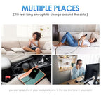 iPhone Charger 10FT Long Cable 3Pack USB-A to Lightning Cable Nylon Braided - Image 9