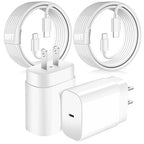 Samsung Fast Charger 2Pack 10FT Long USB C Samsung Charger Fast Charging Cord by SpeedScope