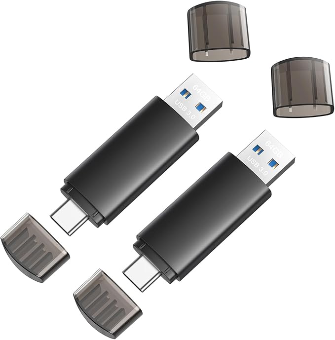 64GB USB C Flash Drive Dual USB 3.0 Flash Drive Type C + USB A Portable Type-C by JOIOT