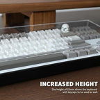 Acrylic Keyboard Dust Cover, 98 Keys Transparent Mechanical Keyboard Protective - Image 6