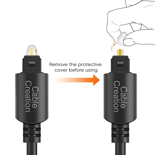 CableCreation Optical Audio Cable, 3 Feet Fiber Optic Cable - Image 3