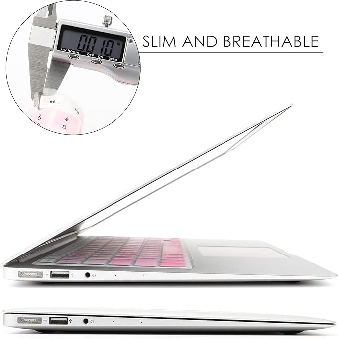 Allinside Pink Ombre Keyboard Cover Skin - Image 3
