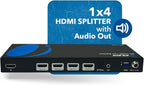 OREI 8K HDMI Splitter 1 in 4 Out, 1 x 4 Duplicate/Mirro Screen - Image 8