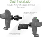 iOttie Car Charger Easy One Touch Wireless 2 Qi Charging CD Slot + Air Vent - Image 3