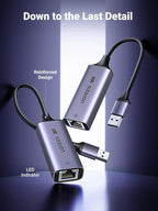 UGREEN USB to Ethernet Adapter 2.5Gb, Ethernet Adapter, USB 3.0 to RJ45 - Image 8