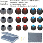 Replacement Earbud Tips Earbud Covers Silicone Tips Ear Gels Fit - Image 2