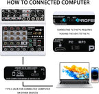 BOMGE Audio Mixer, Sound Board Mixing Console - Image 5