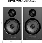 BT16 Active Bookshelf Speakers 3.5" Woofer - Image 5