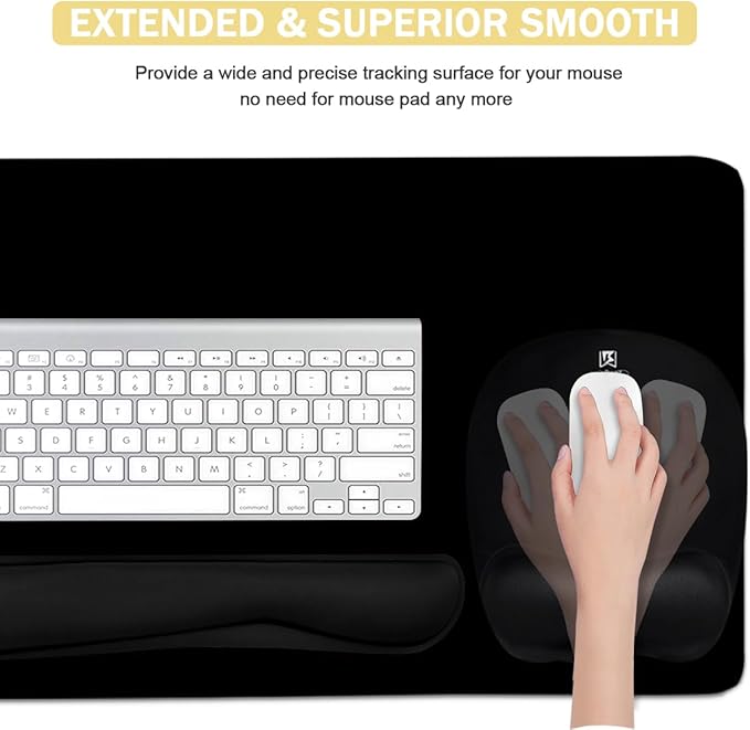 Keyboard Wrist Rest Large Mouse Pad Wrist Support - Image 4
