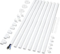 Cord Covers for Wires on Wall Extra-Long, 26.25ft TV Cord Hider Kit, Paintable by ZhiYo