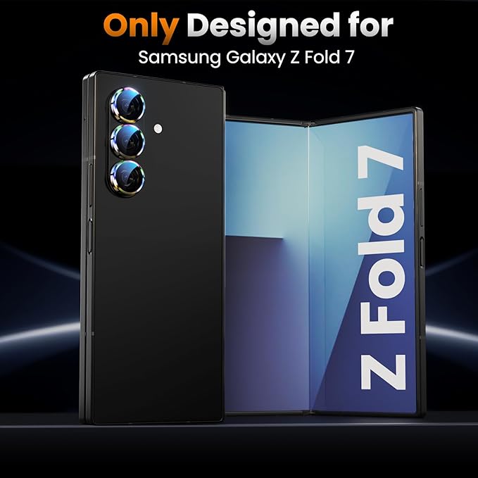 YWXTW for Samsung Galaxy Z Fold 7 Camera Lens Protector, Individual Anti - Image 2