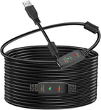 LDKCOK 60FT Active USB Extension Cable 2.0 Male to Female by LDKCOK