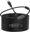 LDKCOK 50FT Active USB Extension Cable 2.0 Male to Female by LDKCOK
